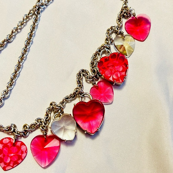 💰SOLD💰NWOT Coach Heart Charm Necklace - Picture 7 of 16